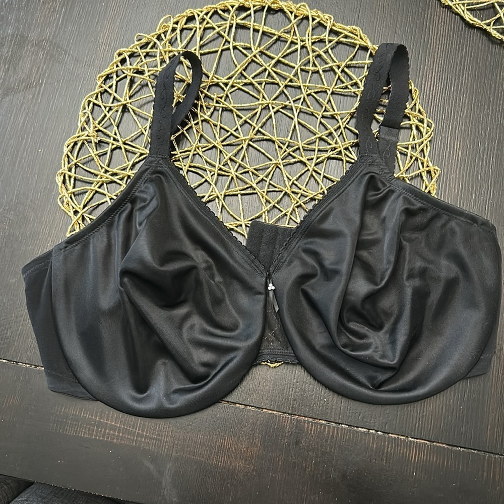 WACOAL Full Figure Simple Shaping Minimizer Bra 44DDD Black 857109 - Picture 5 of 8